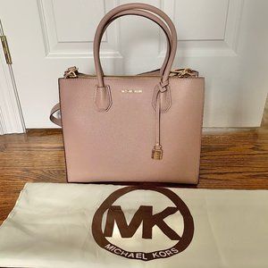 Michael Kors Mercer Taupe tote large